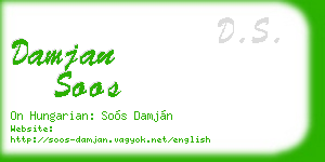 damjan soos business card